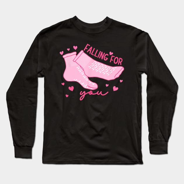 Falling For You, Nurse valentine's day, Falling For You Valentine's Day Long Sleeve T-Shirt by Drawings Star